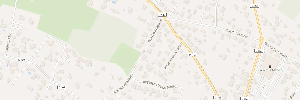 Plan du 107 Rue des Artigaous à Léon