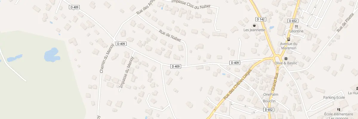 Plan du 240 Rte du Puntaou à Léon