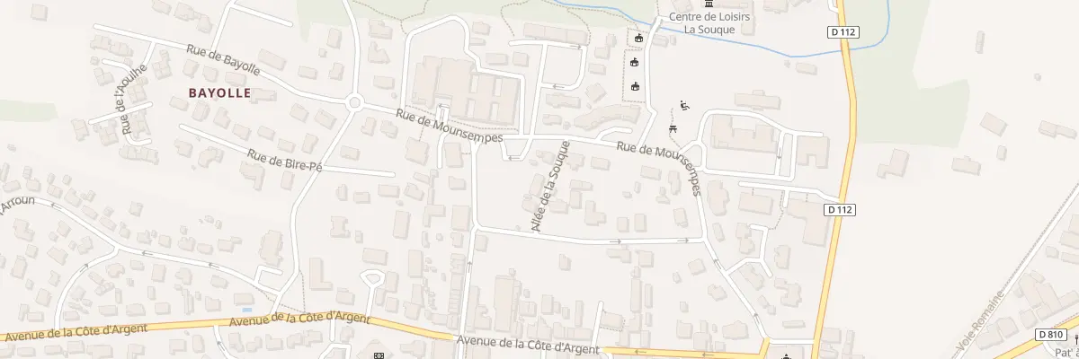 Plan du 9 All de la Souque à Saint-Vincent-de-Tyrosse