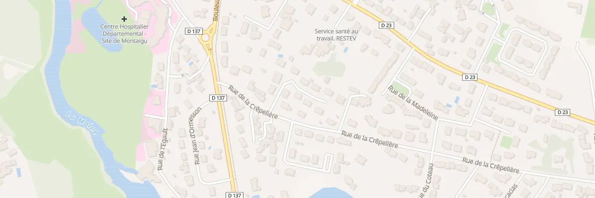 Plan du 4 Rue du vieux moulin à Montaigu-Vendée