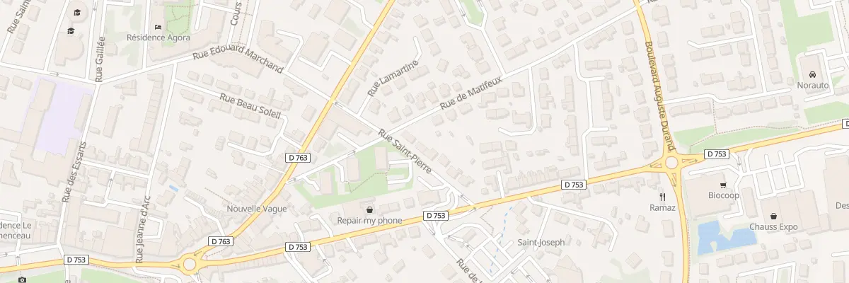 Plan du 10 Rue saint-pierre à Montaigu-Vendée