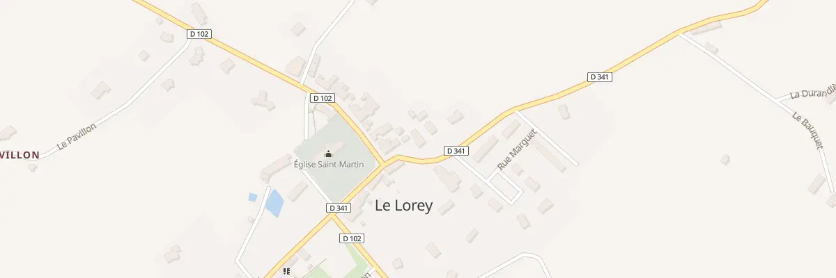 Plan du 11 Rue Centre de la Manche au Lorey