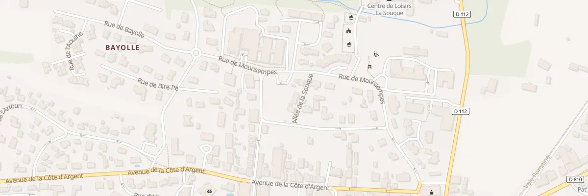 Plan du 7 All de la Souque à Saint-Vincent-de-Tyrosse