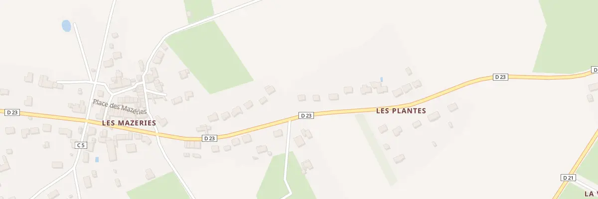 Plan du 78 Les Mazeries à Couffé