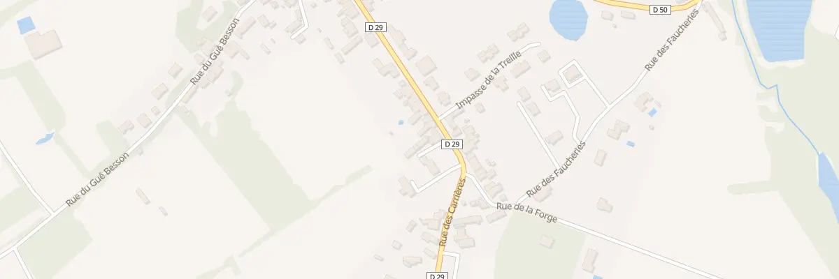 Plan du 28 Rue des rosiers à Rosnay