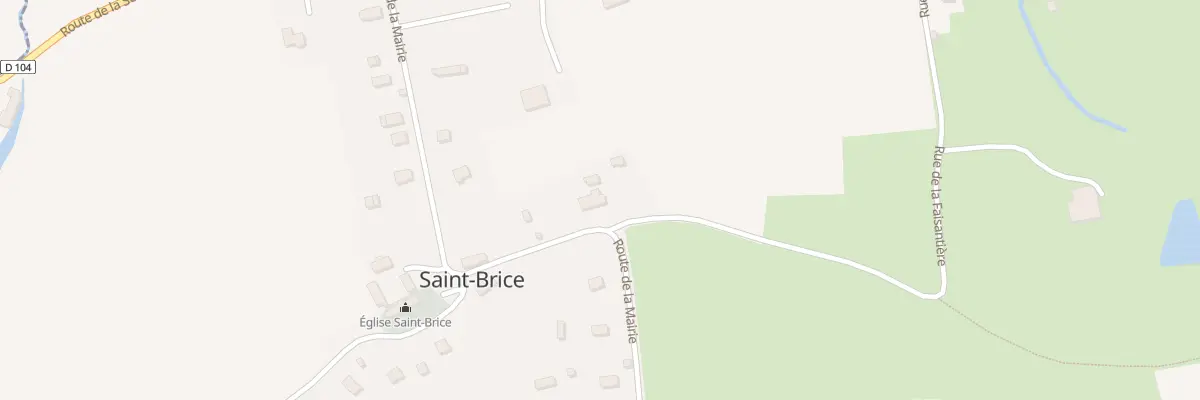 Plan du 5040 Le Bourg à Saint-Brice