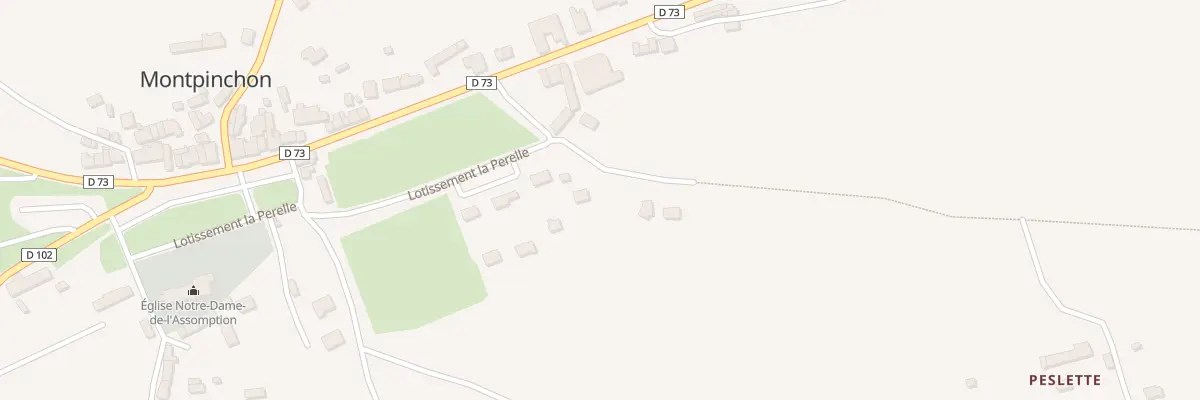 Plan du 2 L’Aumone à Montpinchon