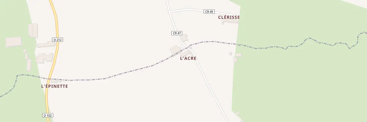 Plan du 5130 L’Acre au Ferré