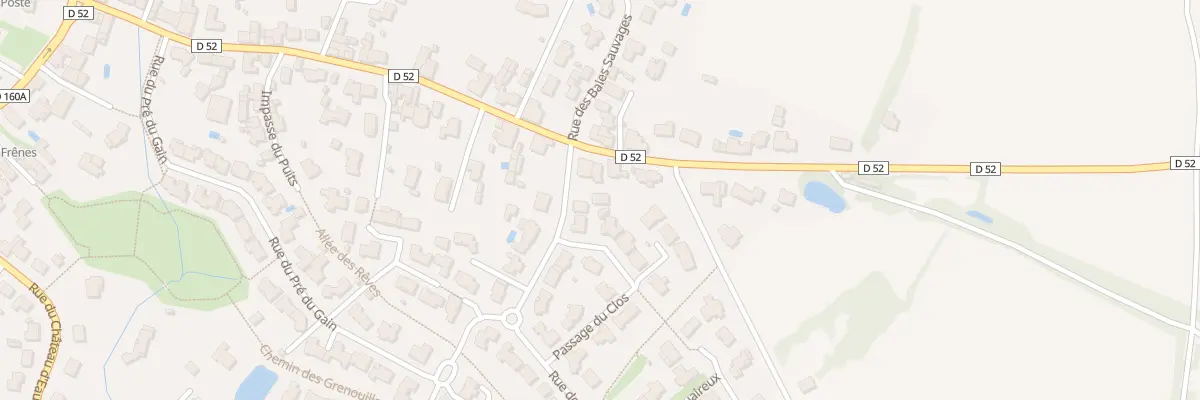 Plan du 50 Rue du bout de ville à La Ferrière