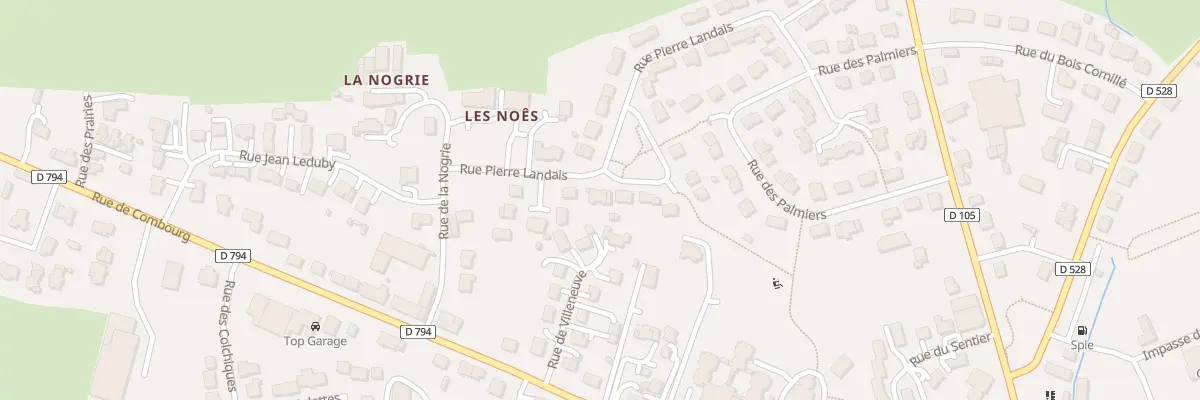 Plan du 12 Rue Pierre Landais à Val-d’Izé