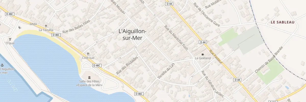 Plan du 46 Rue jacques moreau à L’Aiguillon-la-Presqu’île