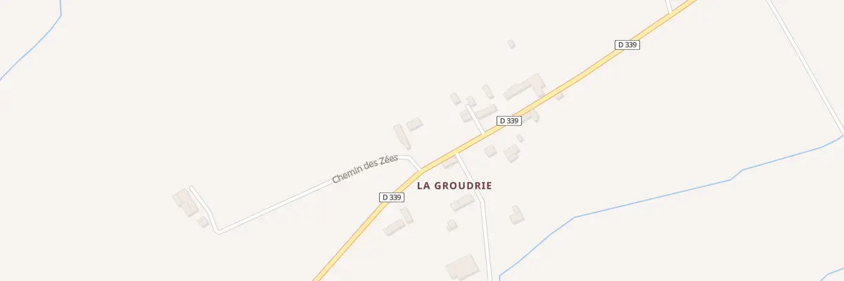 Plan du 1 La Grouderie à Feugères