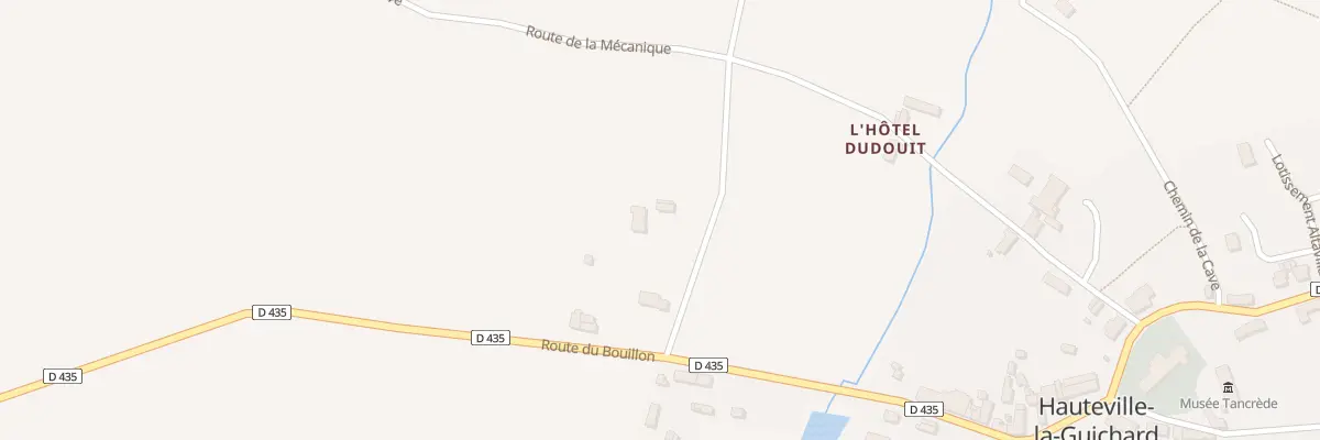 Plan du 9000 La Maison Blanche à Hauteville-la-Guichard