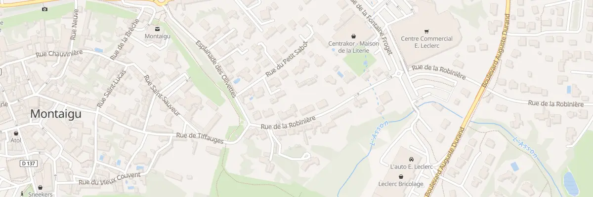 Plan du 7 Rue de la robiniere à Montaigu-Vendée