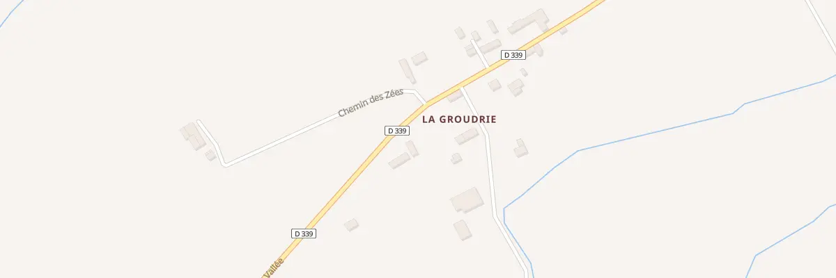 Plan du 4 La Grouderie à Feugères