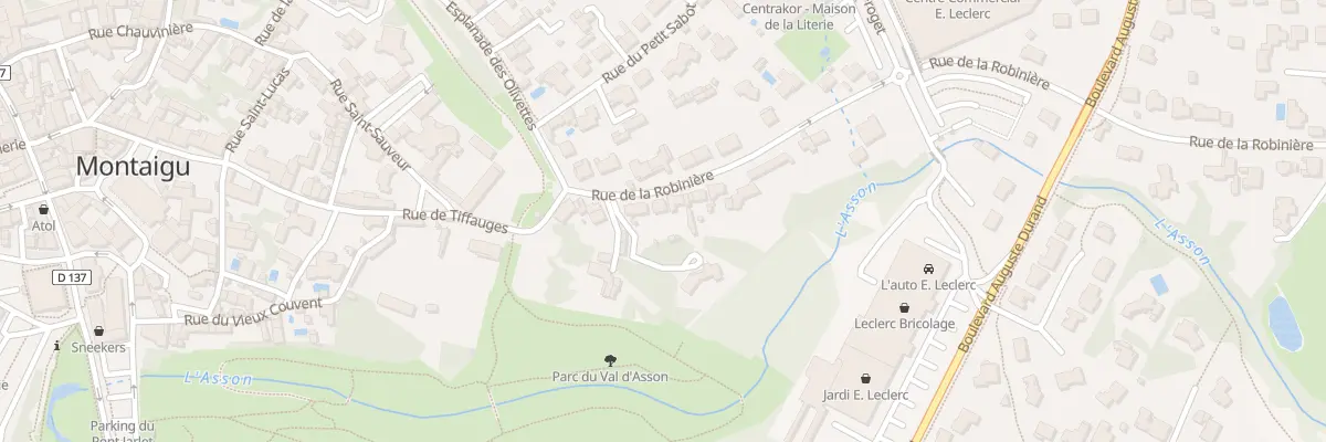 Plan du 2B Rue de la robiniere à Montaigu-Vendée