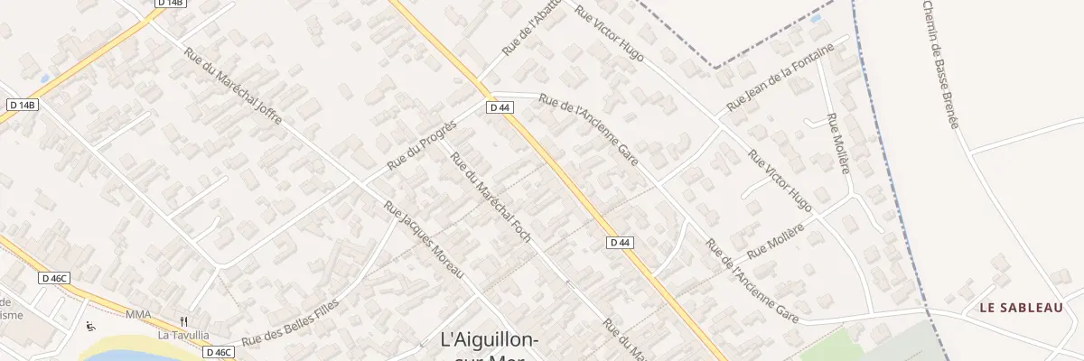 Plan du 75 Rue pasteur à L’Aiguillon-la-Presqu’île