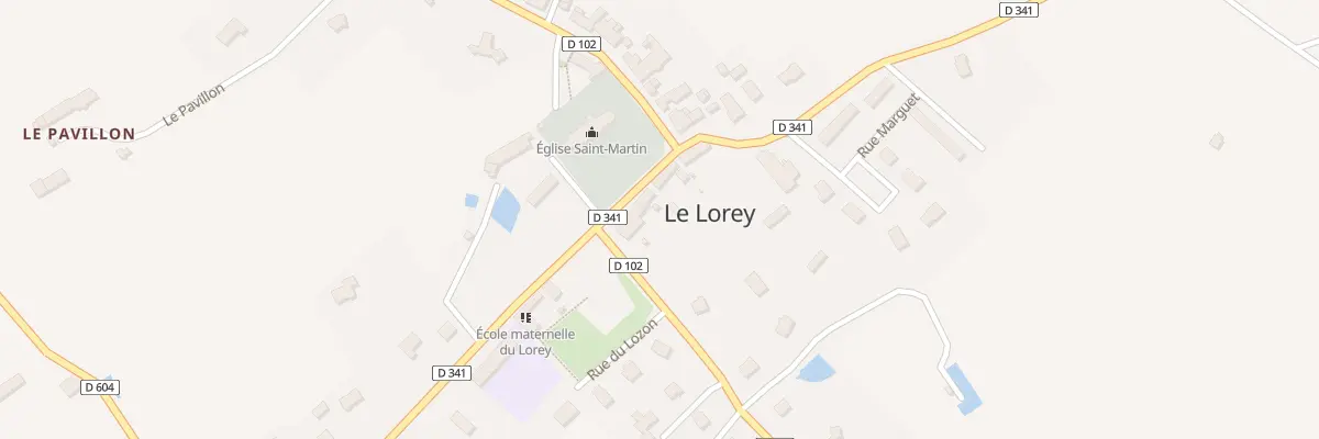 Plan du 4 Rue Centre de la Manche au Lorey
