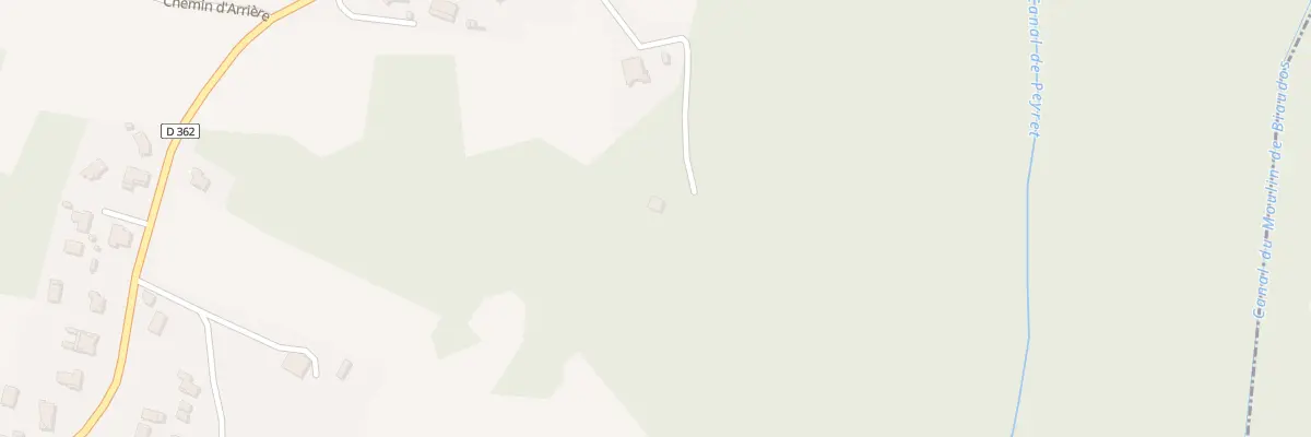 Plan du 250 Che de Hiquet à Biaudos