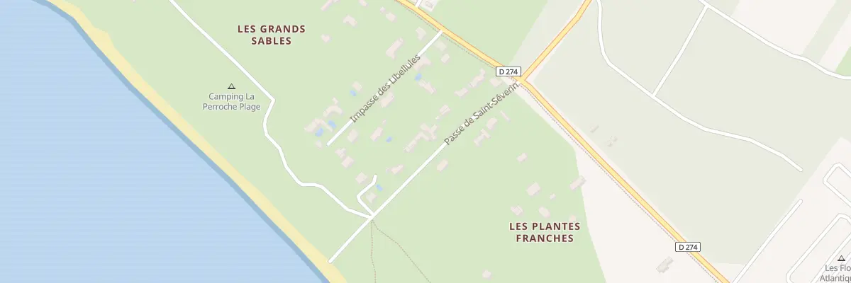 Plan du 6 Vc Passe de St Severin à Saint-Pierre-d’Oléron
