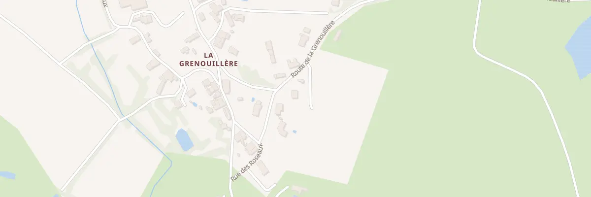 Plan du 42 Rte de la Grenouillère à Rosnay
