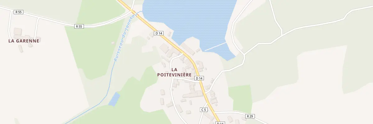 Plan du 29 La Poiteviniere à Riaillé