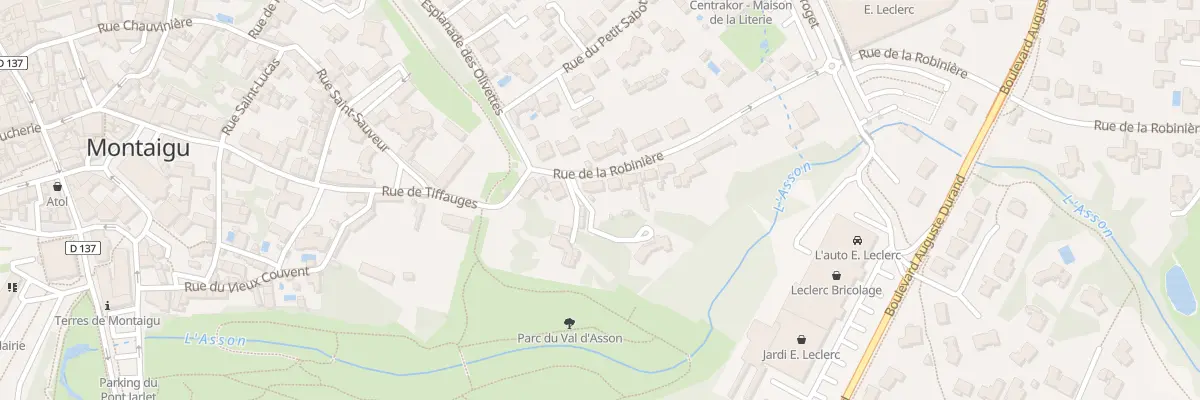 Plan du 2 Rue de la robiniere à Montaigu-Vendée