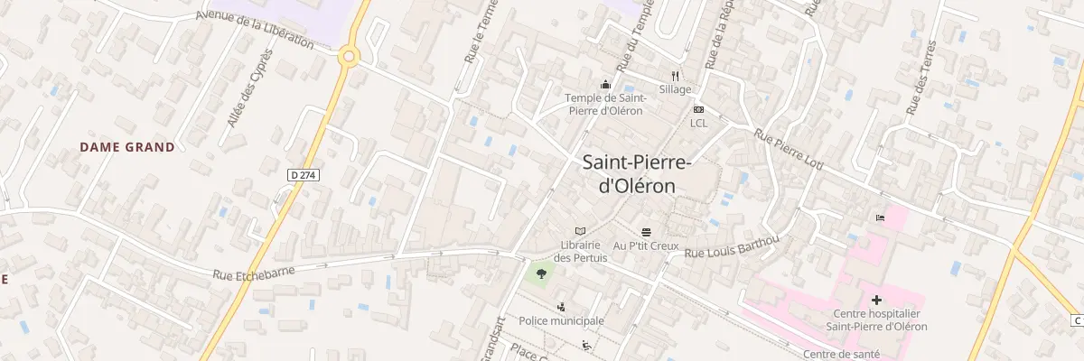 Plan du 9 Rue du Temple à Saint-Pierre-d’Oléron
