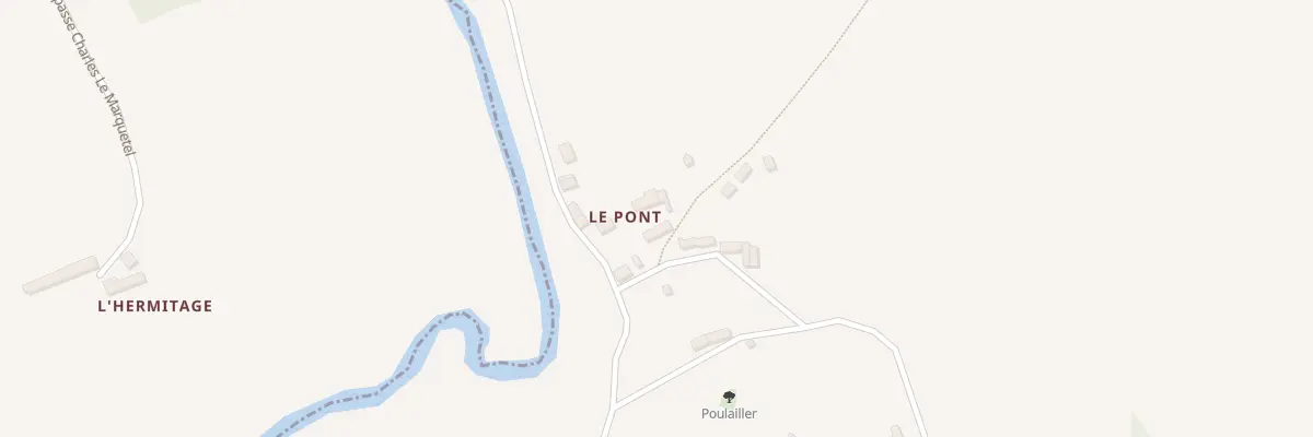 Plan du 5007 Le Pont à La Baleine