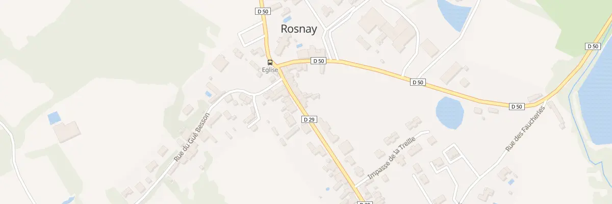 Plan du 9 Rue des rosiers à Rosnay