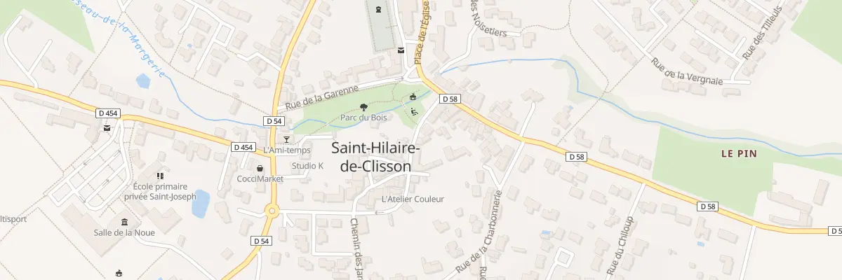Plan du 7 Rue de l’Ancienne Mairie à Saint-Hilaire-de-Clisson