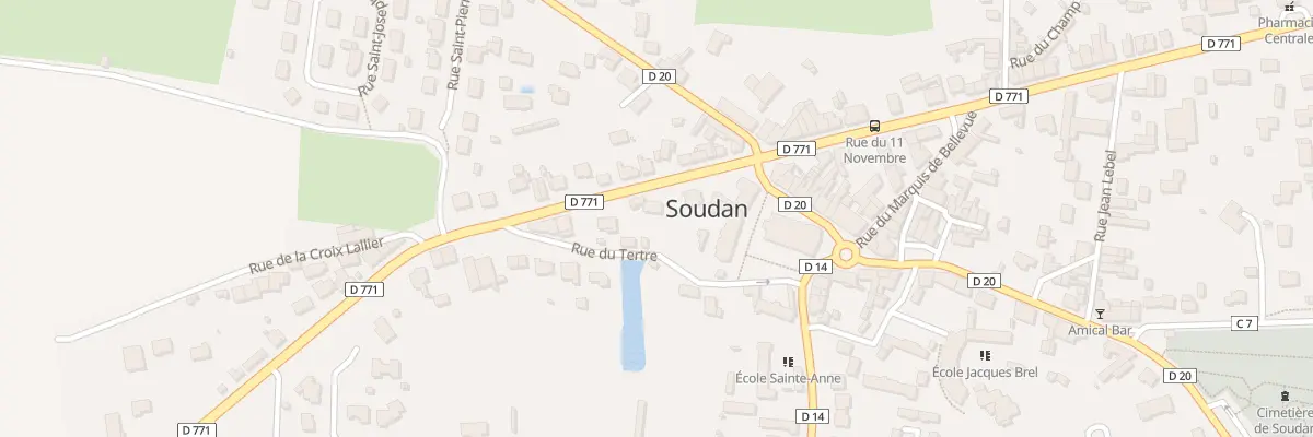 Plan du 4 Rue du Huit Mai 1945 à Soudan