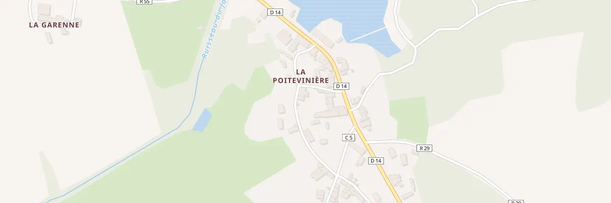 Plan du 114 La Poiteviniere à Riaillé