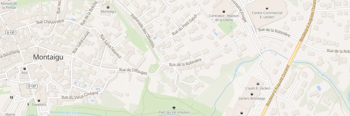 Plan du 1 Rue de la robiniere à Montaigu-Vendée