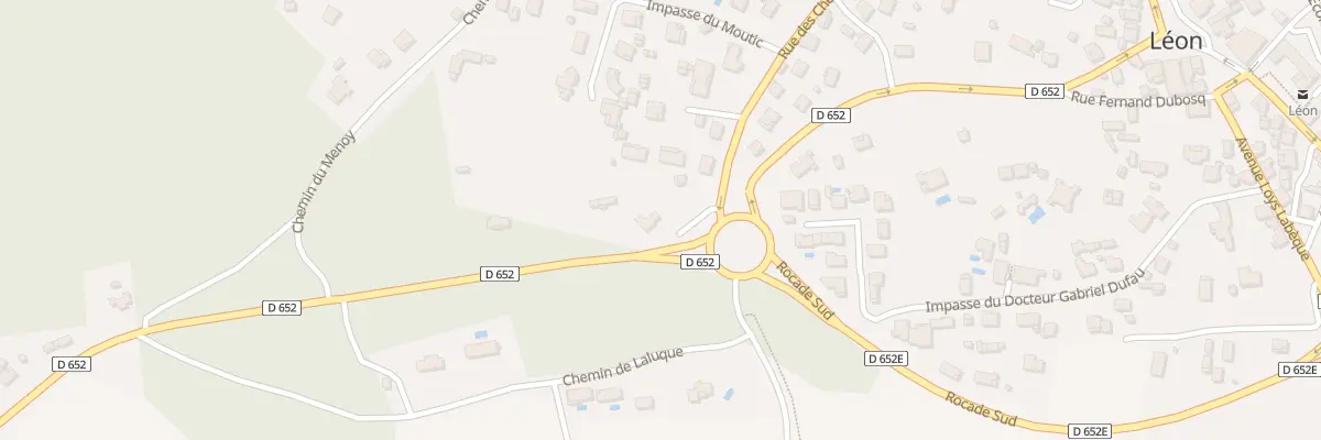 Plan du 5452 Av de l’Océan à Léon