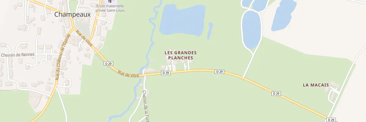 Plan du 5123 La Grande Planche à Champeaux