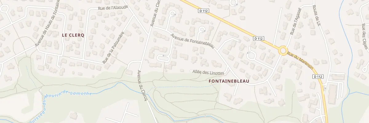 Plan du 6 All des Linottes à Saint-Vincent-de-Tyrosse