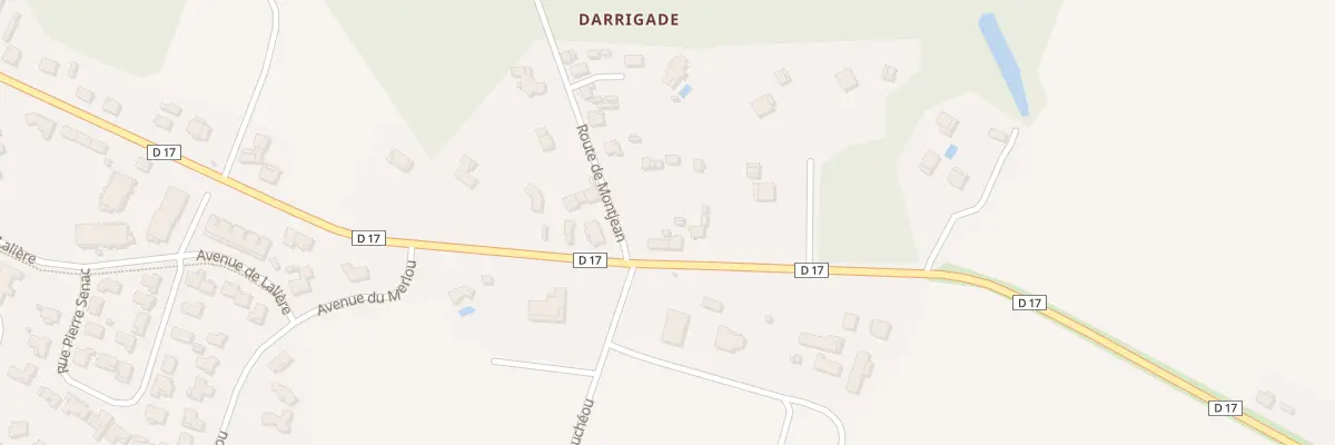 Plan du 5847 Rte de Montjean à Soustons