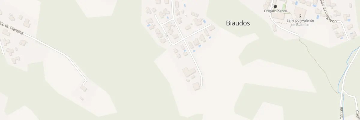 Plan du 9998 Che du Haou de Latrapat à Biaudos