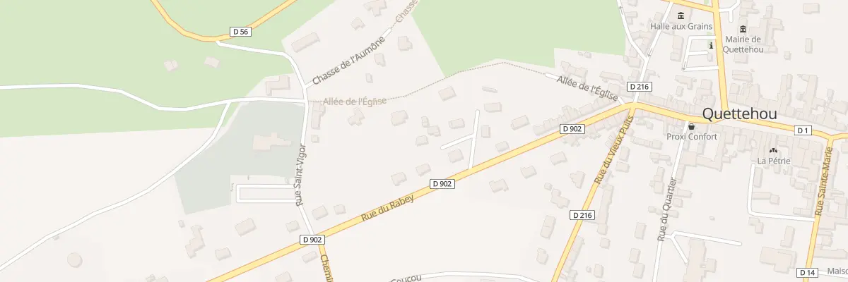 Plan du 47C Rue du Rabey à Quettehou