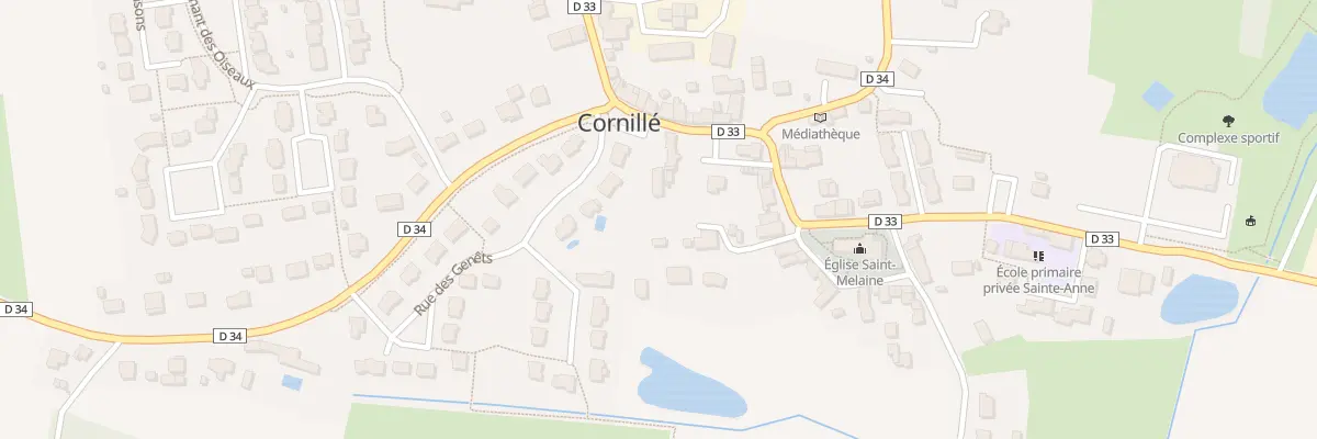 Plan du 3 Rue Jean Guillet à Cornillé