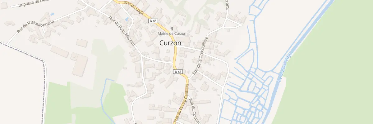 Plan du 13 Pl de la Mairie à Curzon