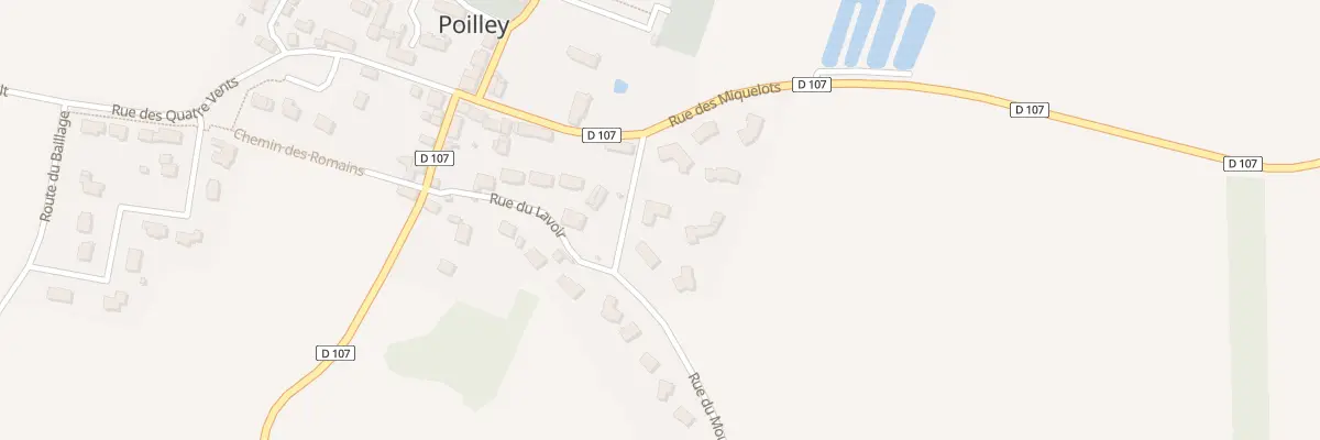 Plan du 7 Rue du Moulin à Poilley