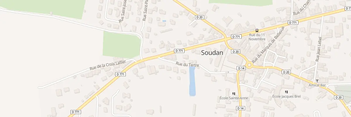Plan du 8 Rue du Huit Mai 1945 à Soudan