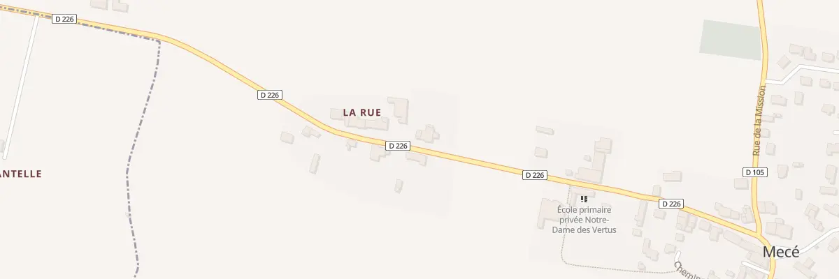 Plan du 5126 La Rue à Mecé