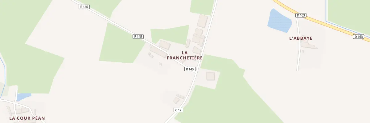 Plan du 5436 La Franchetière à Erbray