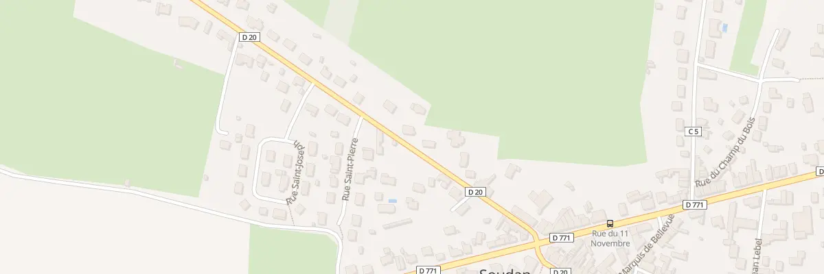 Plan du 17 Rue Joseph Lardeux à Soudan