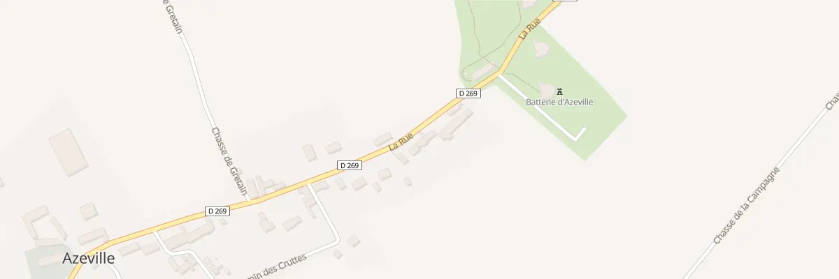 Plan du 37 La Rue à Azeville