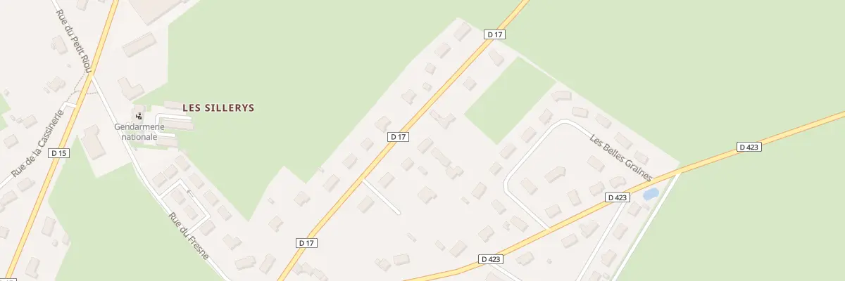 Plan du 10 Rte de Beuzeville au Plain à Sainte-Mère-Église