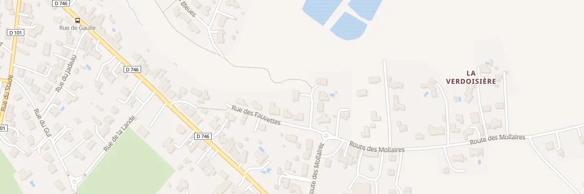 Plan du 1 Rue des Alouettes à Rives de l’Yon